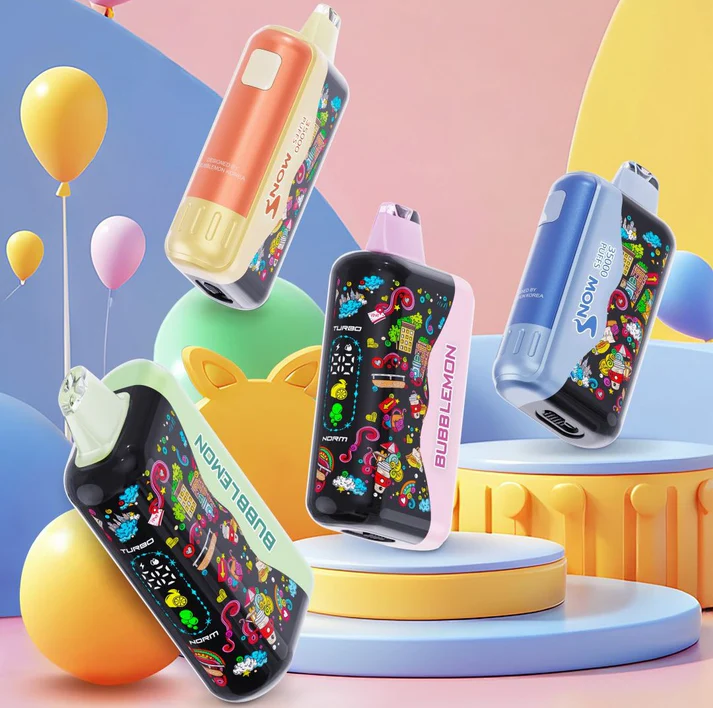 正品韩国BUBBLE MON35000口可调功率含隐藏口味一次性电子烟