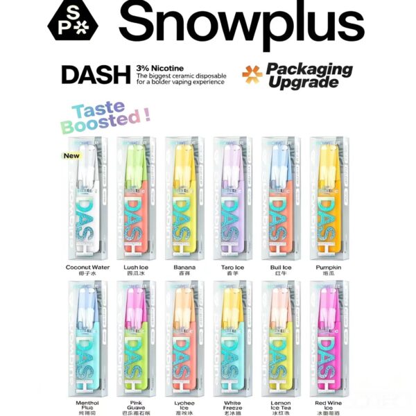 Snowplus雪加鸭嘴兽4000口一次性雪茄电子烟