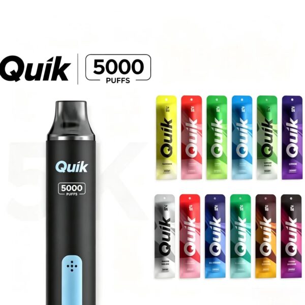 泰国QUIK小黑条 5000口一次性电子烟