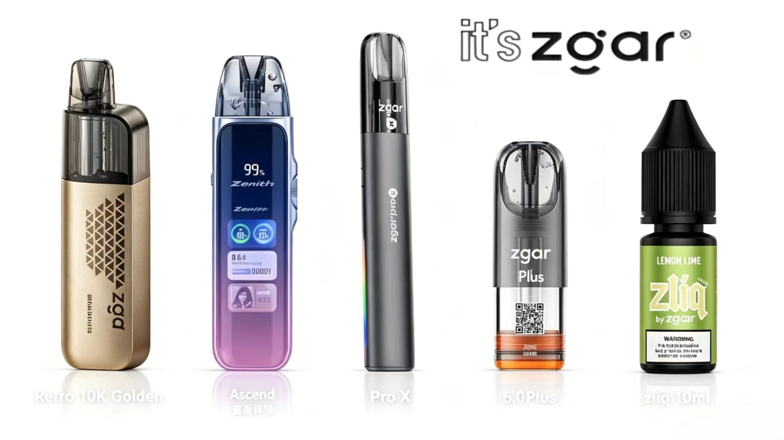 Zgar冰熊全系列一次性大容量电子烟产品