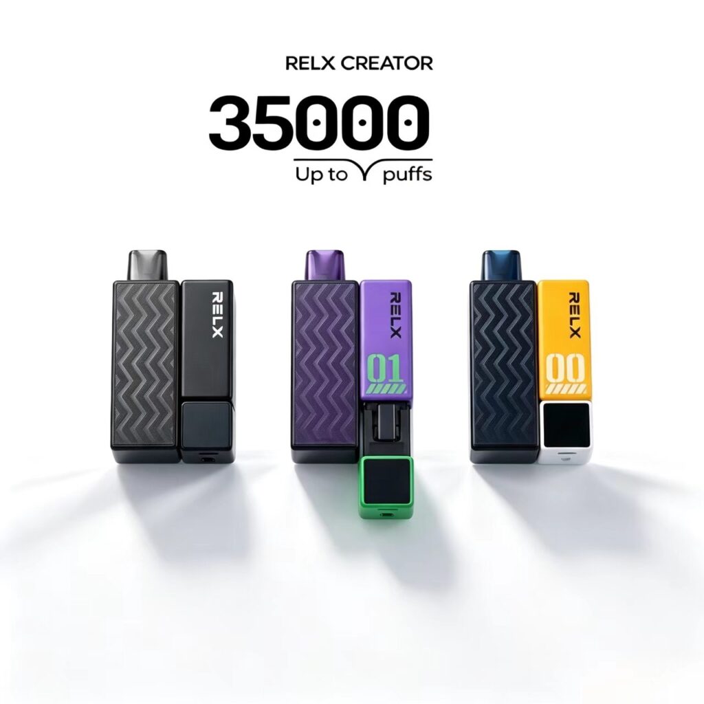 悦刻RELX Creator 第三代积木35000口烟弹磁吸乐高套装